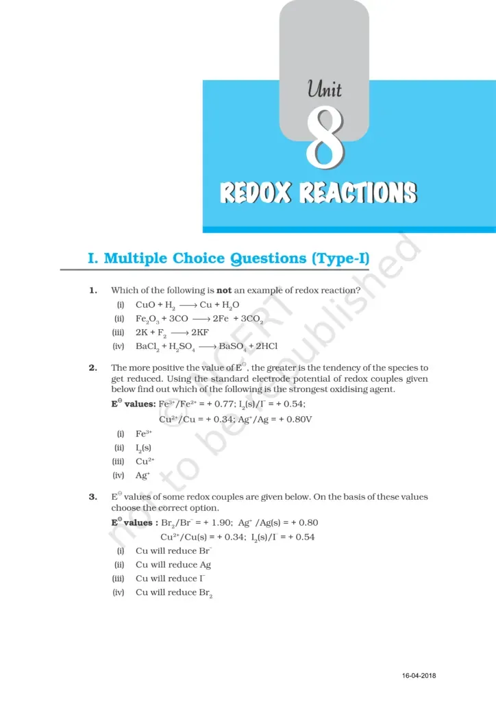 NCERT Exemplar Class 11 Chemistry Chapter 8 image 1