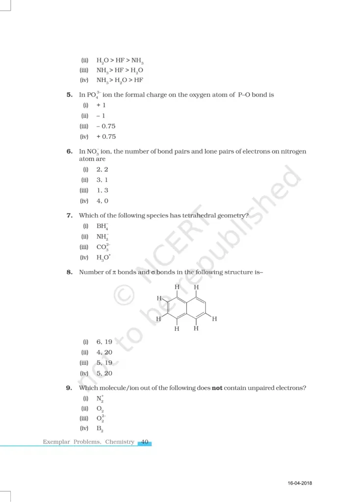 NCERT Exemplar Class 11 Chemistry Chapter 4 Image 2