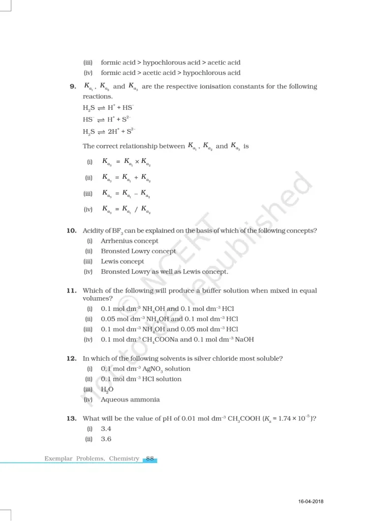 NCERT Exemplar Class 11 Chemistry Chapter 7 image 3