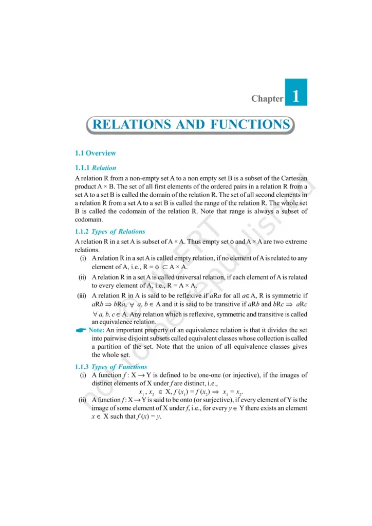 NCERT Exemplar Class 12 Maths Chapter 1 Image 1