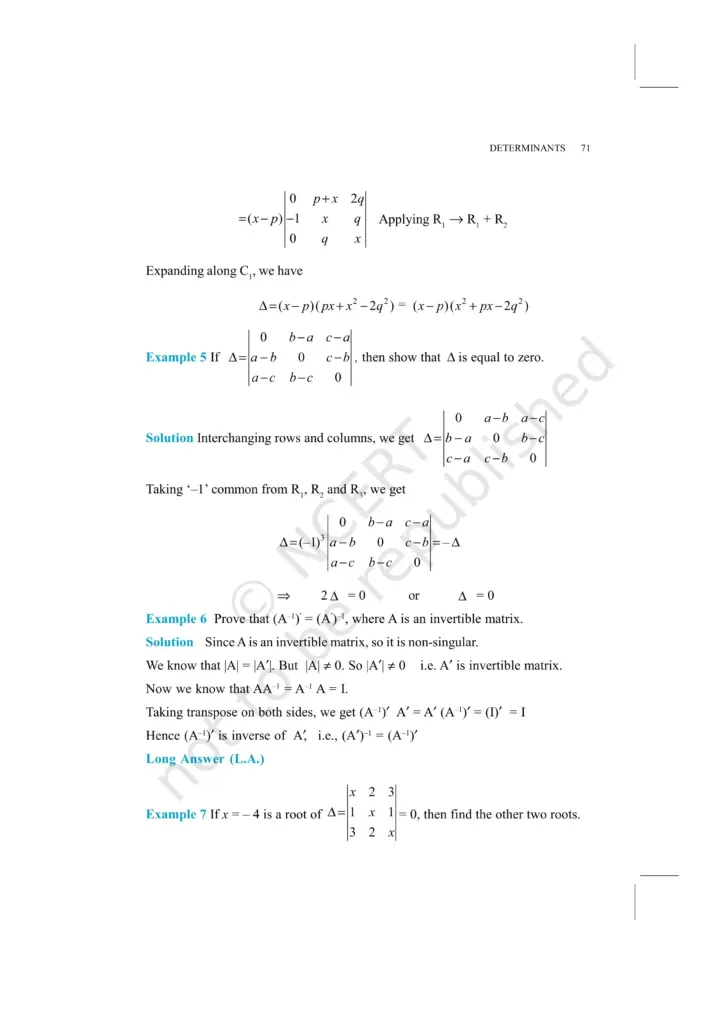 NCERT Exemplar Class 12 Maths Chapter 4 Image 7