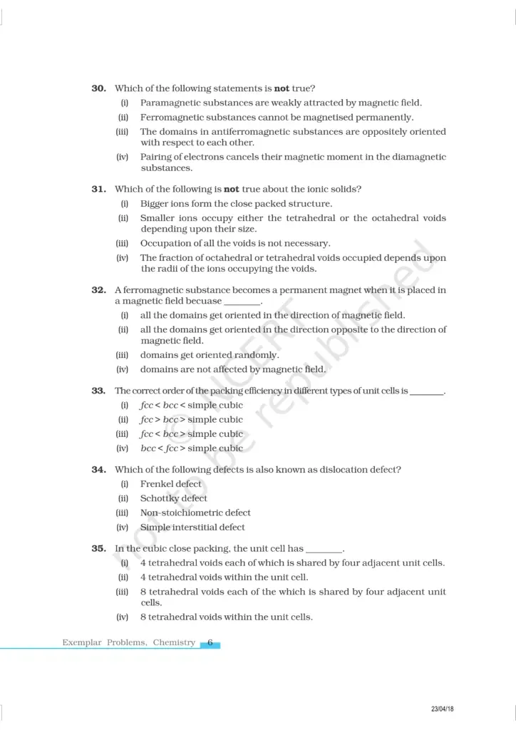 NCERT Exemplar Class 12 Chemistry Chapter 1 Image 6