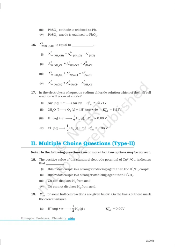 NCERT Exemplar Class 12 Chemistry Chapter 3 Image 4