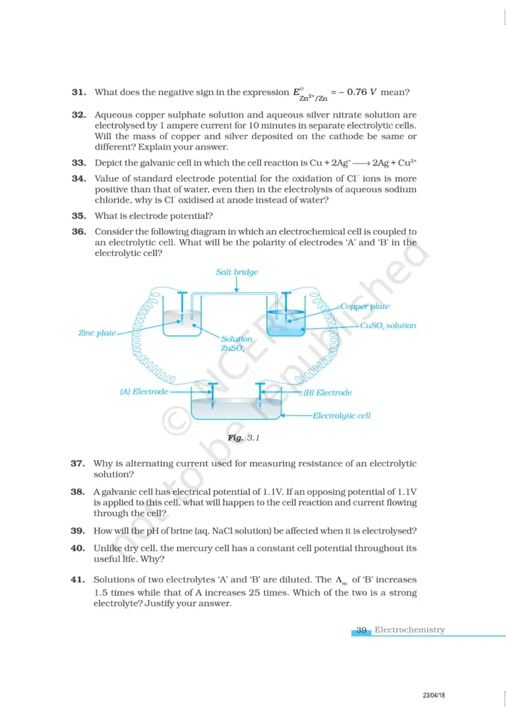 NCERT Exemplar Class 12 Chemistry Chapter 3 Image 7