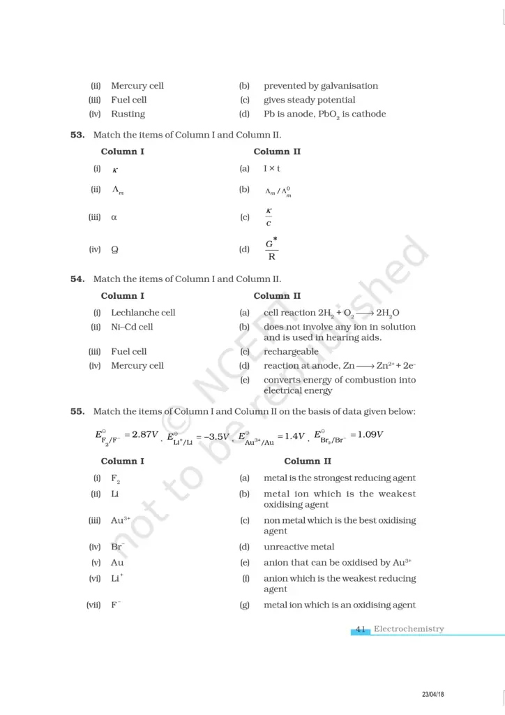 NCERT Exemplar Class 12 Chemistry Chapter 3 Image 9