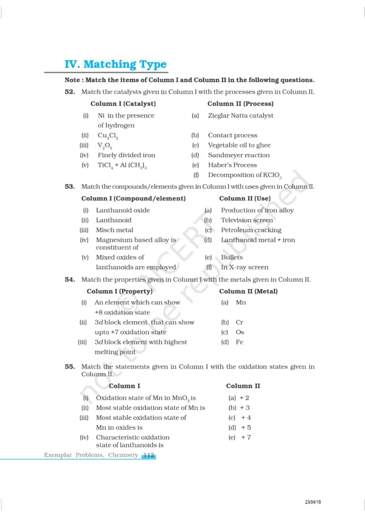 NCERT Exemplar Class 12 Chemistry Chapter 8 Image 8