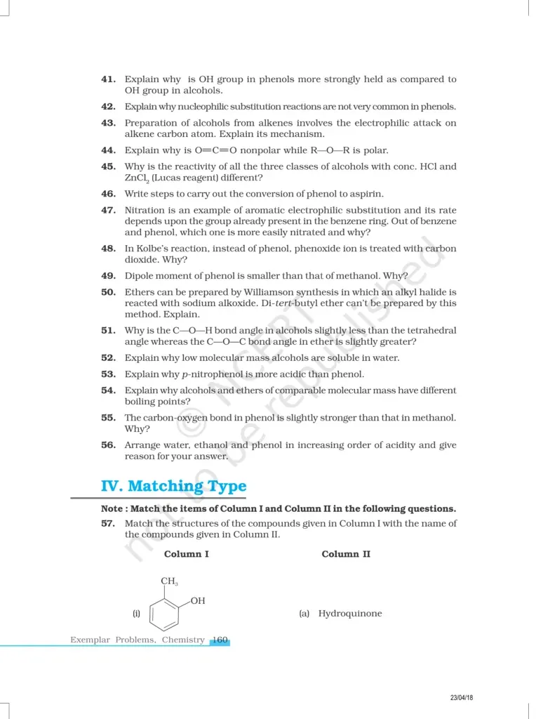 NCERT Exemplar Class 12 Chemistry Chapter 11 Image 7