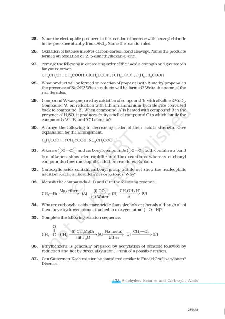 NCERT Exemplar Class 12 Chemistry Chapter 12 Image 6