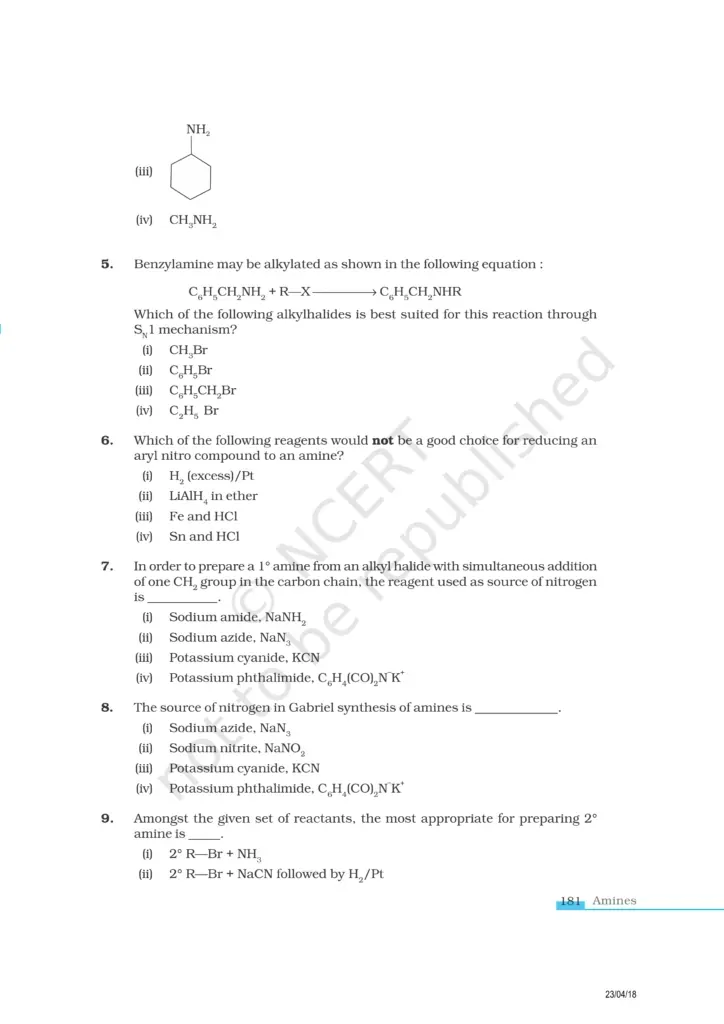 NCERT Exemplar Class 12 Chemistry Chapter 13 Image 2