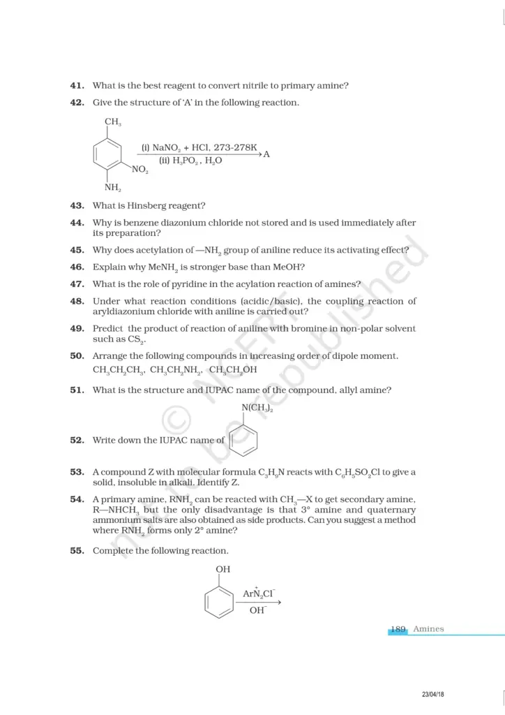 NCERT Exemplar Class 12 Chemistry Chapter 13 Image 10