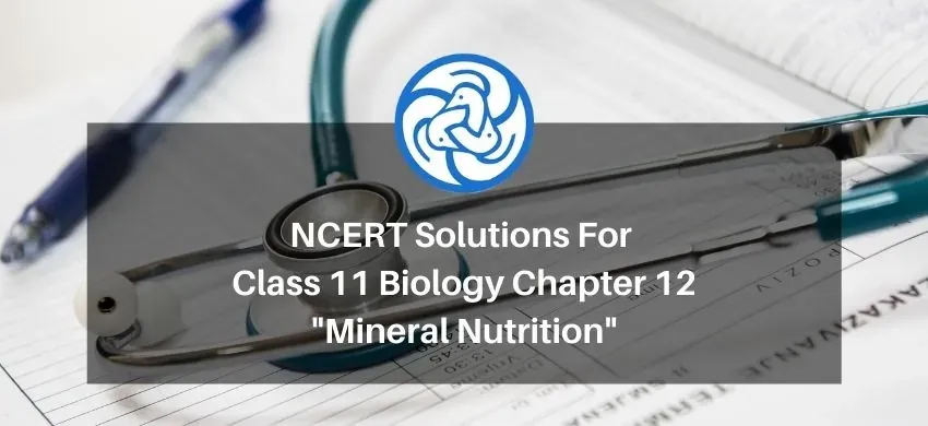 NCERT Solutions for Class 11 Biology chapter 12 Mineral Nutrition PDF - eSaral