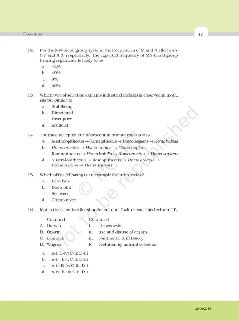 NCERT Exemplar Class 12 Biology Chapter 7 Image 3