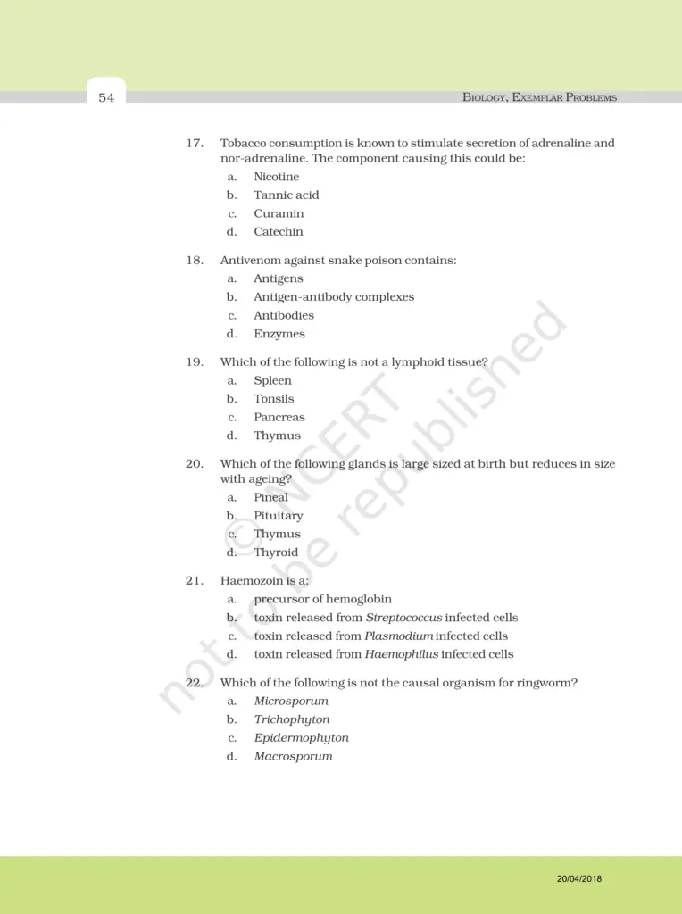 NCERT Exemplar Class 12 Biology Chapter 8 Image 4