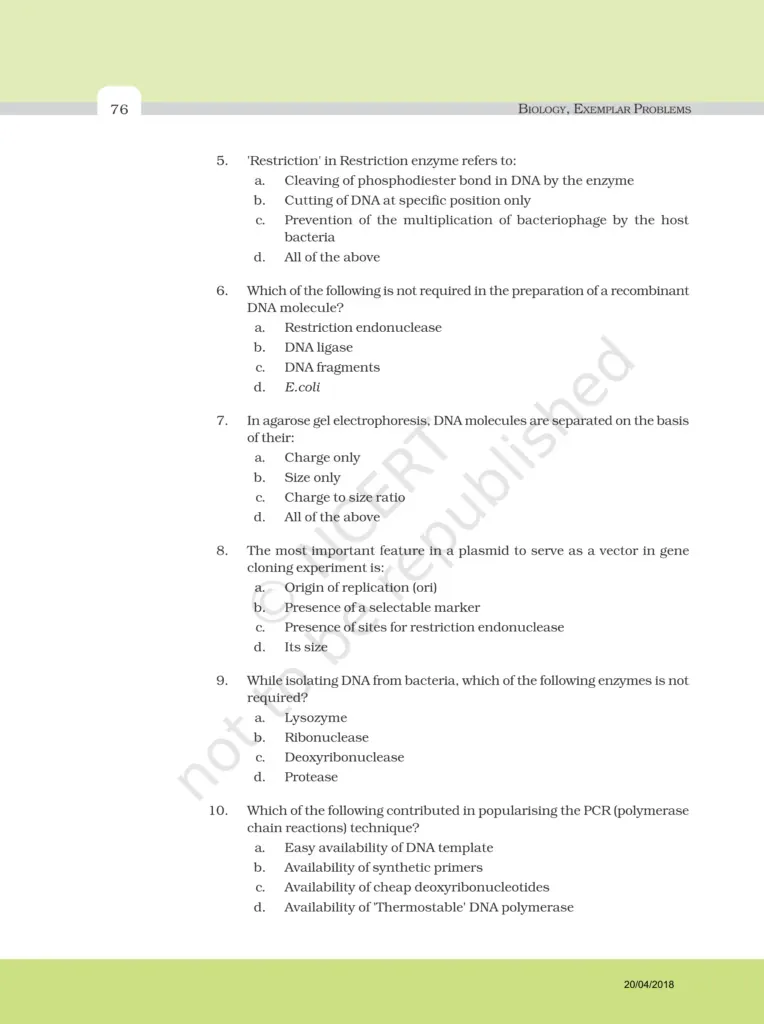 NCERT Exemplar Class 12 Biology Chapter 11 Image 2