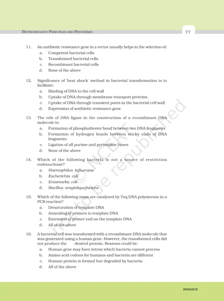 NCERT Exemplar Class 12 Biology Chapter 11 Image 3