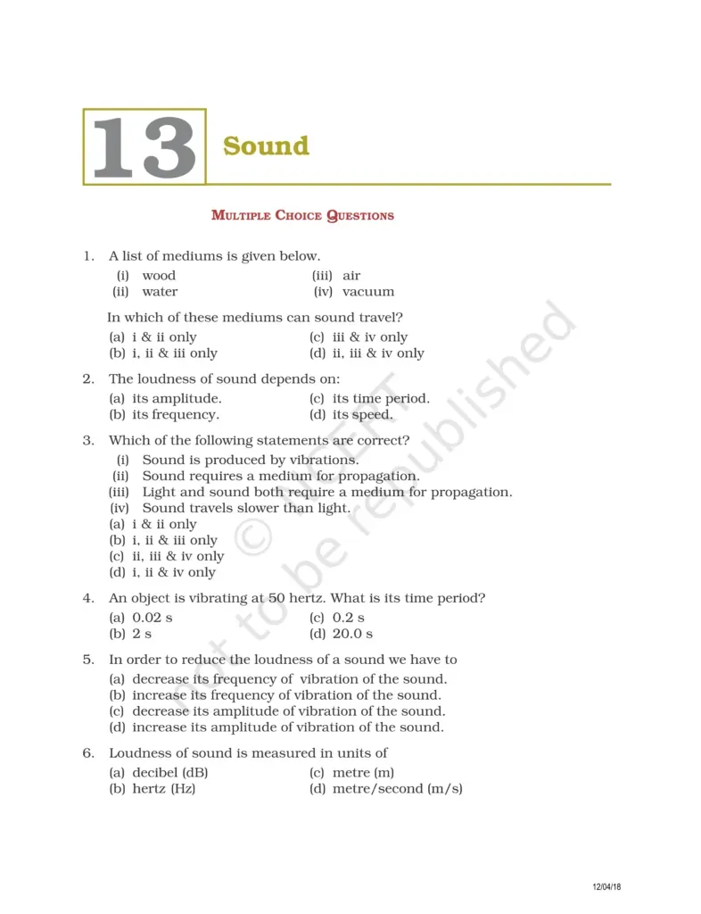 NCERT Exemplar Class 8 Science Chapter 13 Image 1