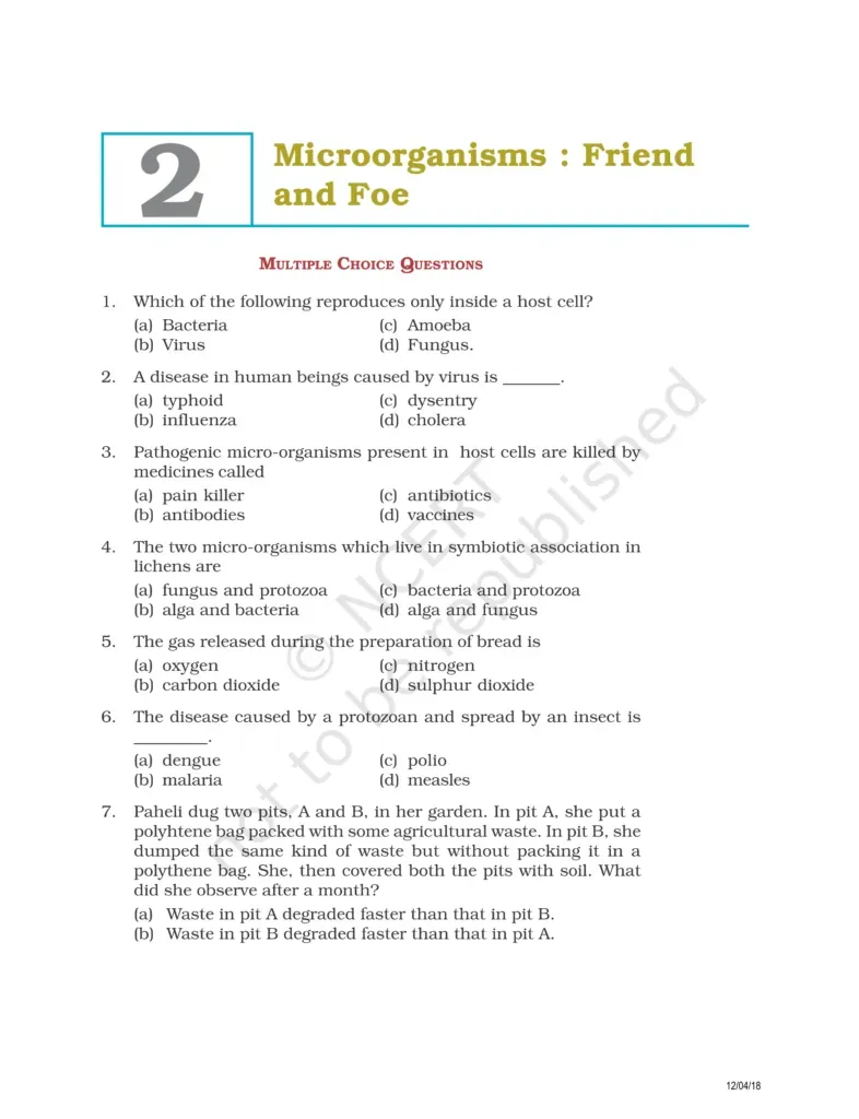 NCERT Exemplar Class 8 Science Chapter 2 Image 1