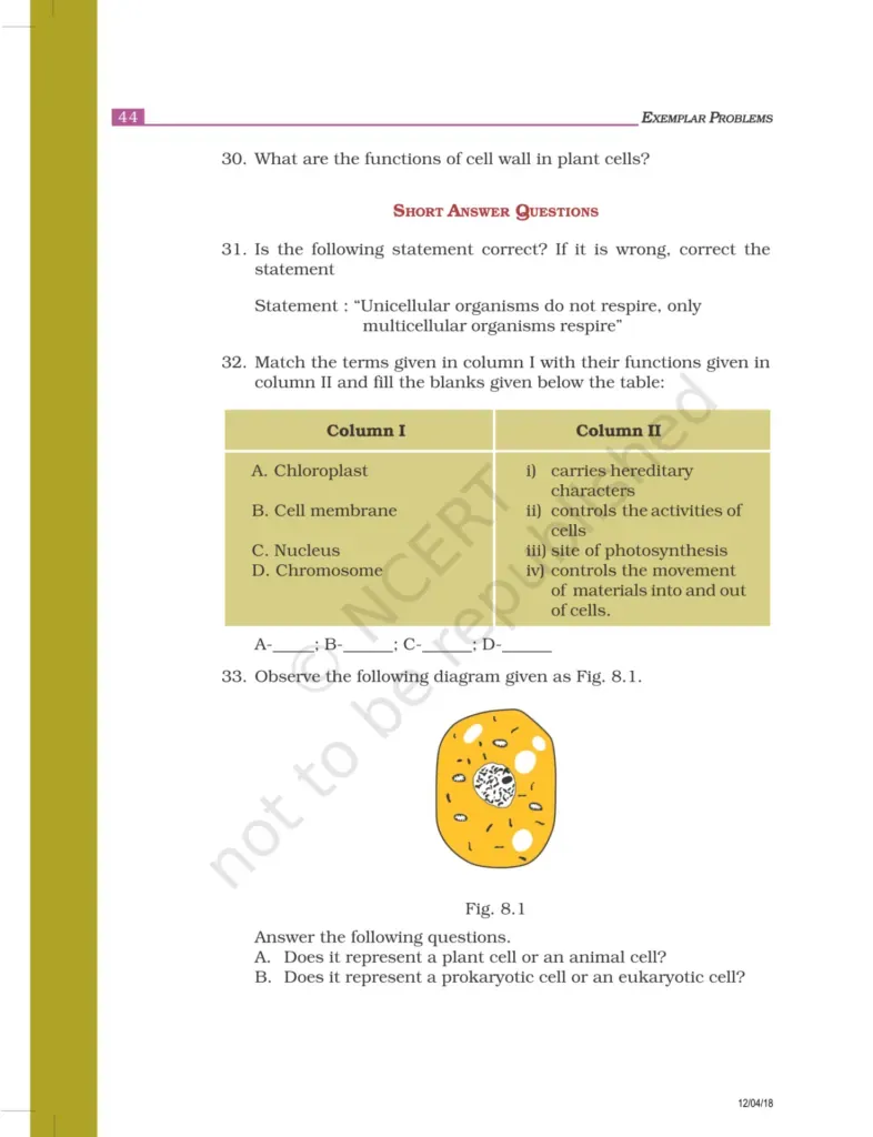 NCERT Exemplar Class 8 Science Chapter 8 Image 5