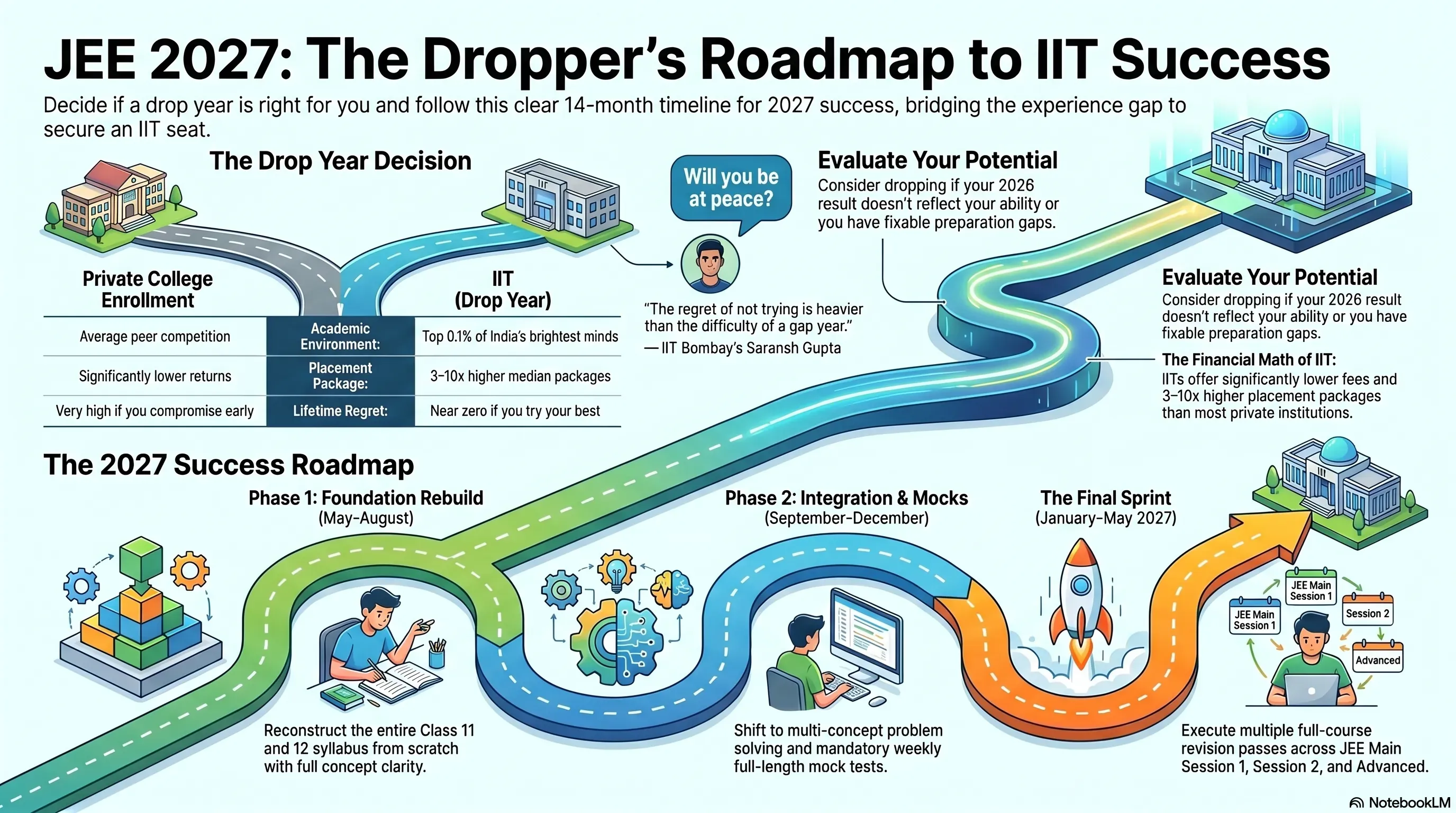 JEE Dropper Batch 2027: Should You Drop? Complete Guide