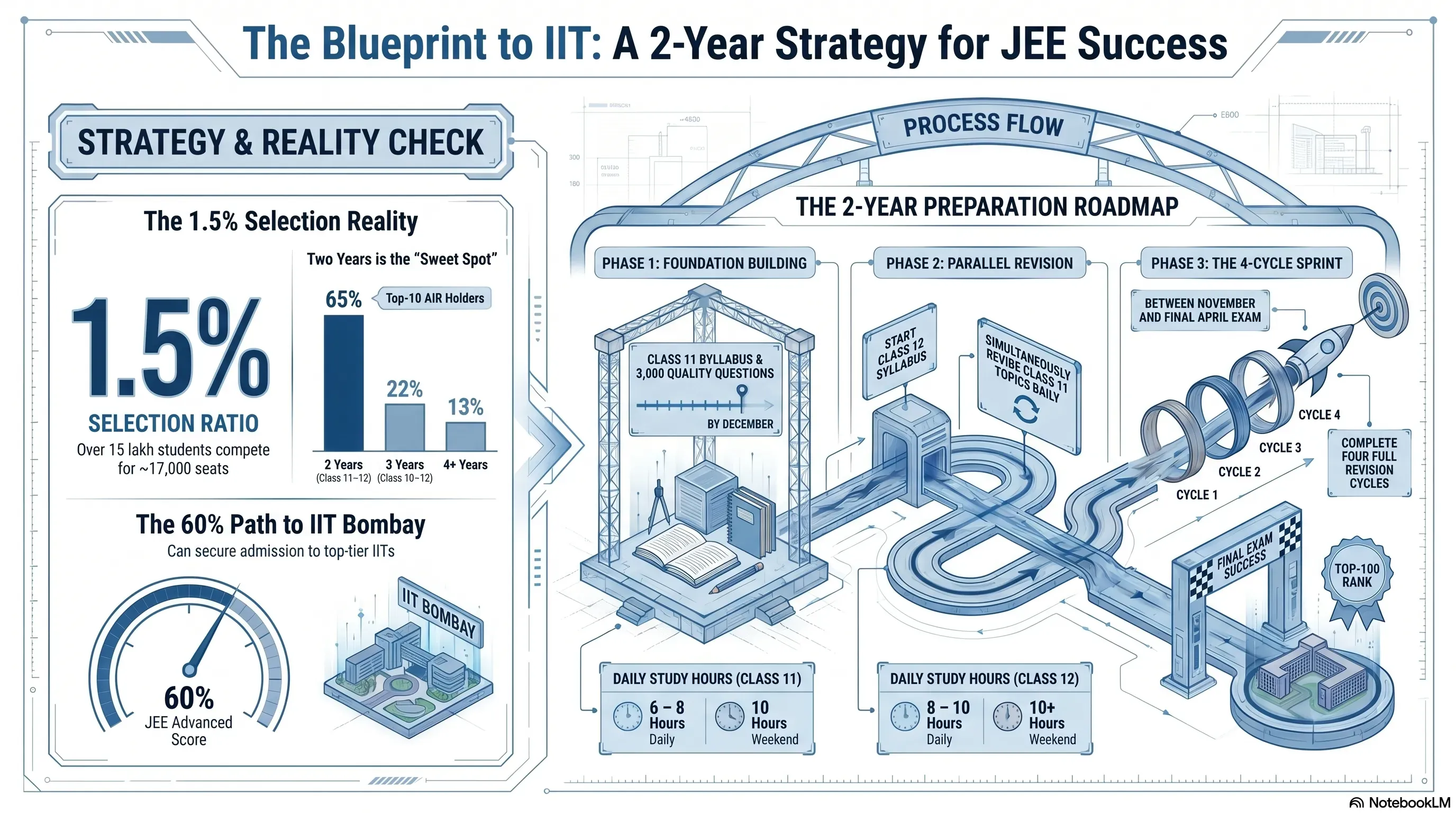 JEE 2028 Preparation After Class 10: Top 100 Rank Roadmap