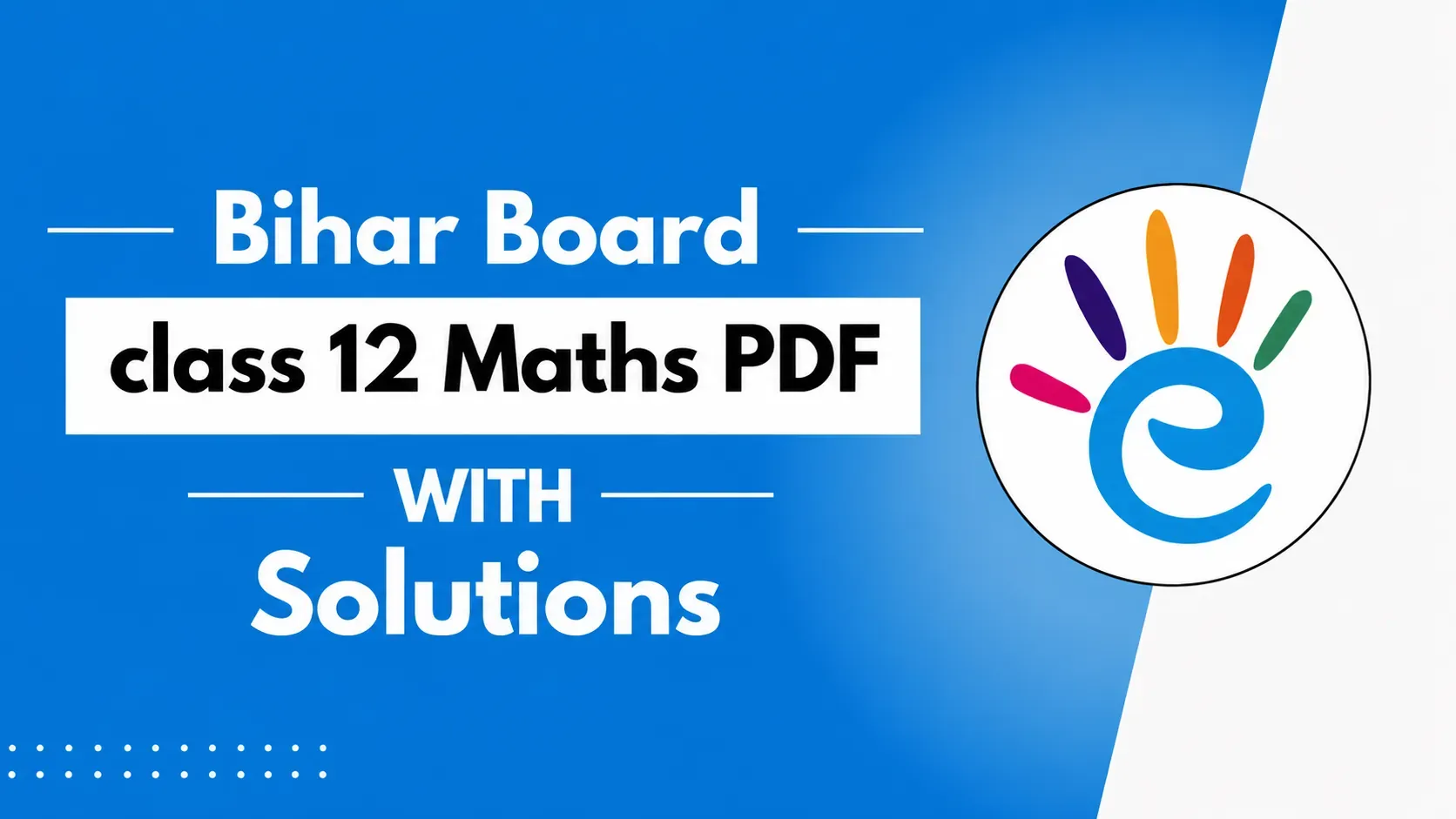 Class 12 Math Syllabus Bihar Board