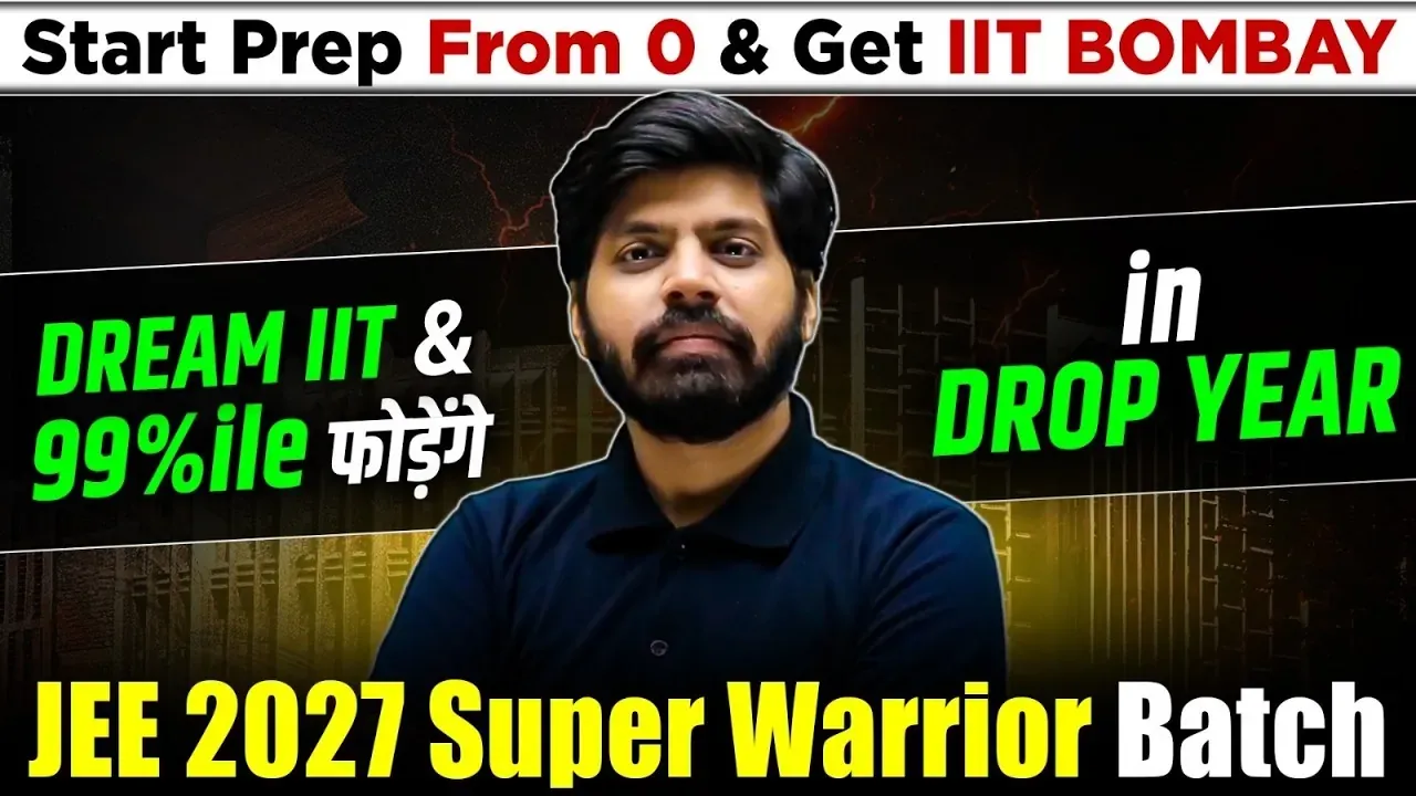 JEE dropper year preparation timeline 12 months IIT 2027