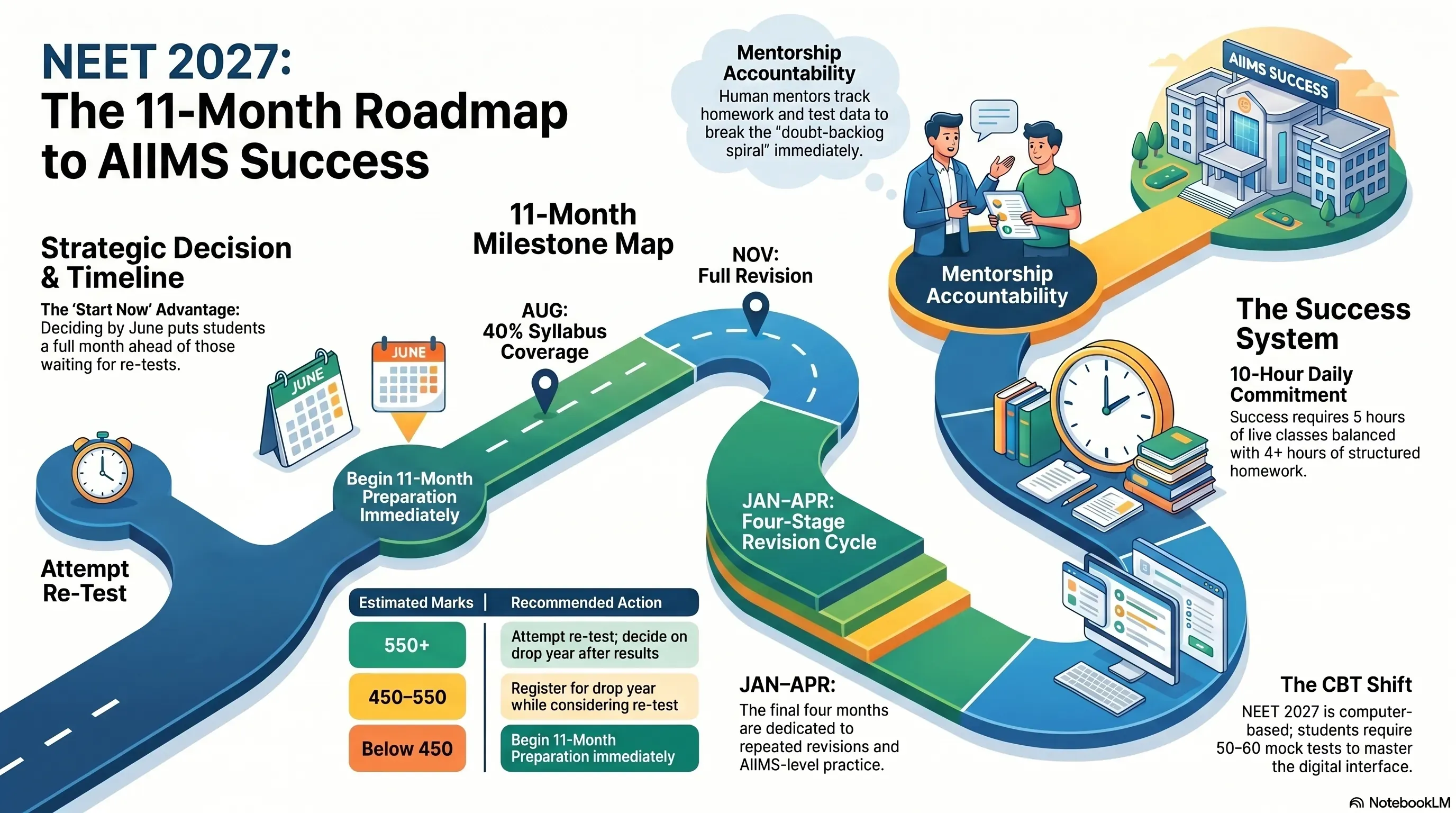 NEET 2027 Dropper Preparation: 11-Month AIIMS Roadmap
