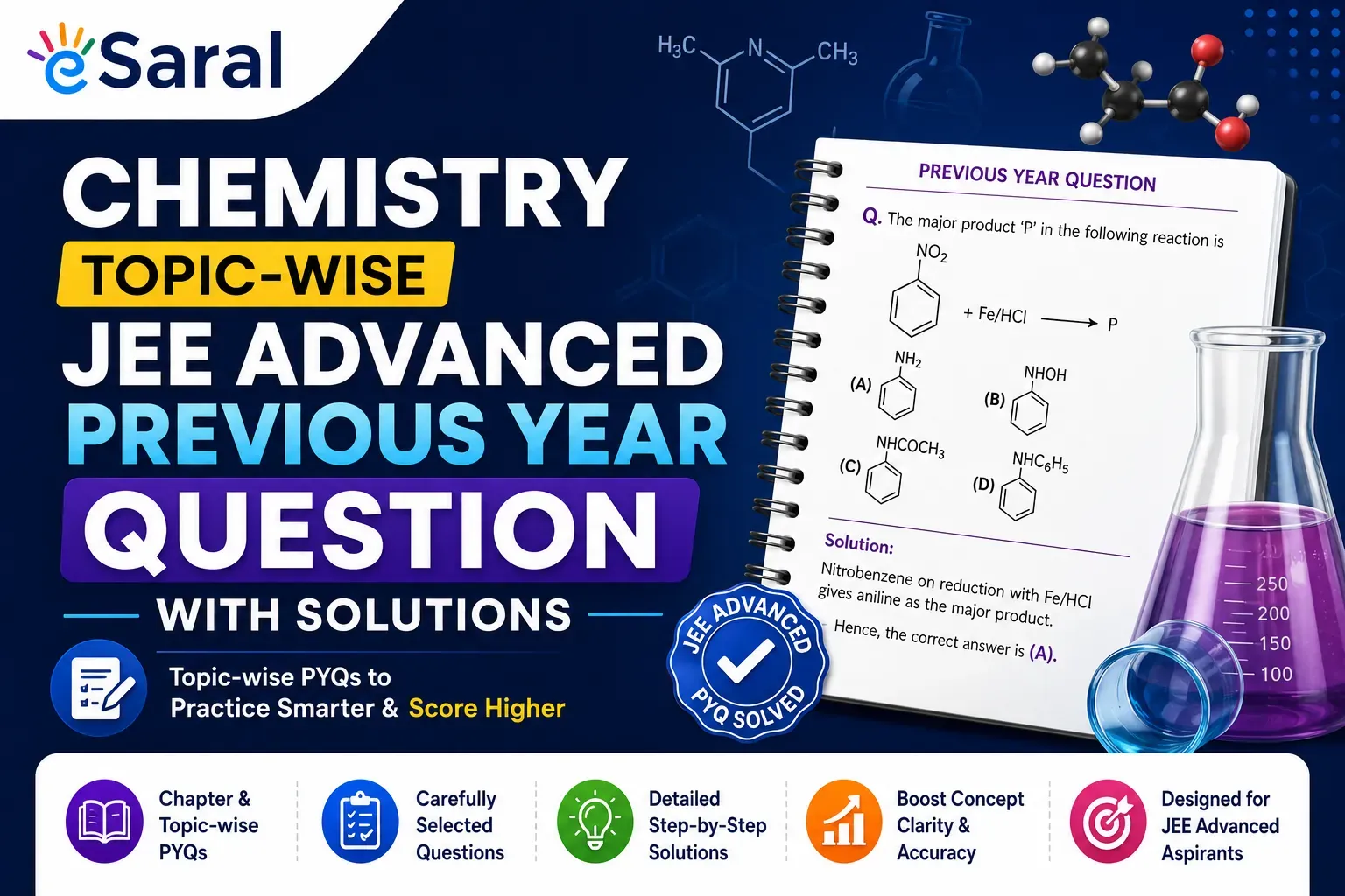Chemistry JEE Advanced Previous Year Questions & Solutions