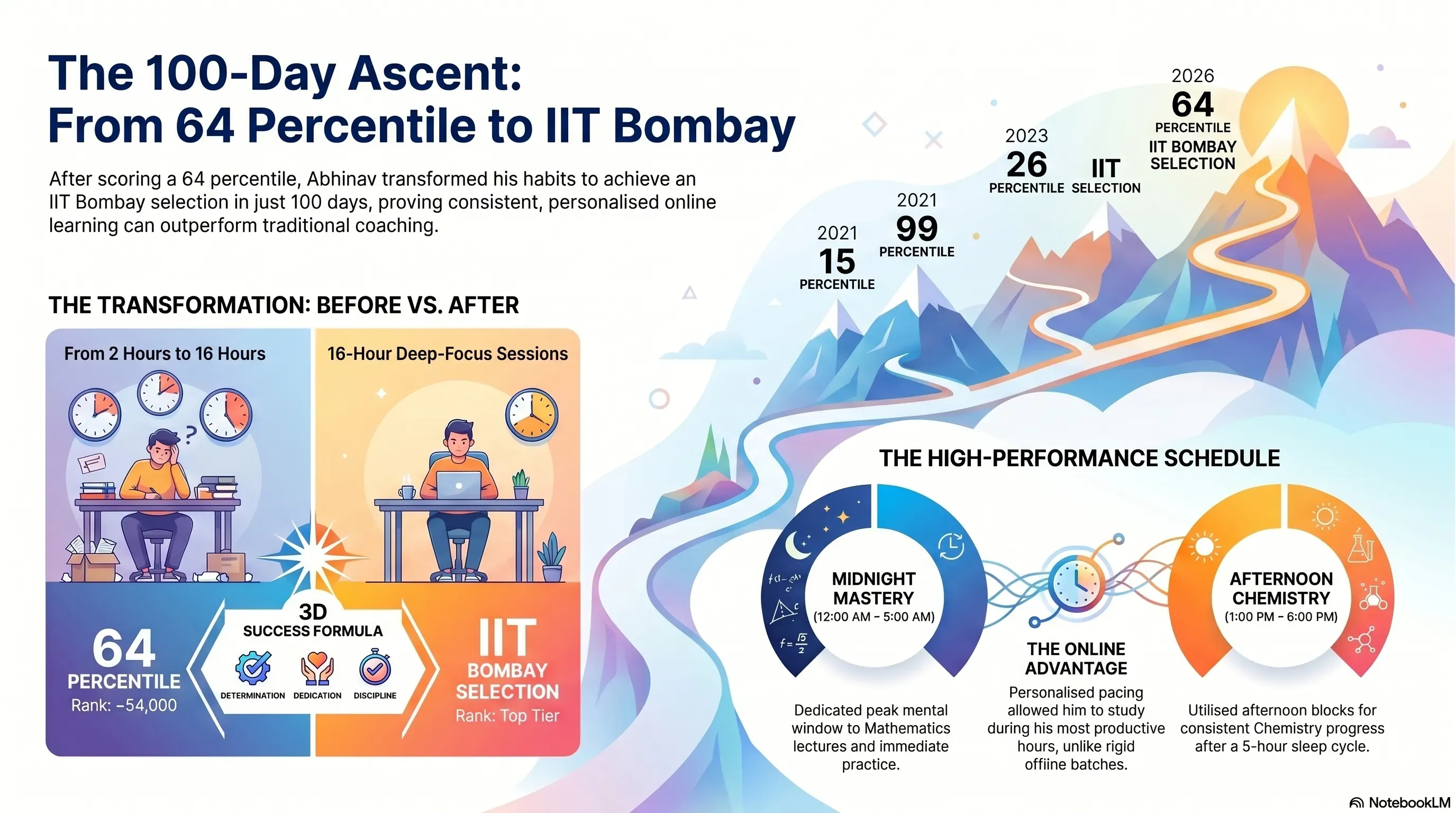 JEE Dropper Success Story: 64 Percentile to IIT Bombay (2026)