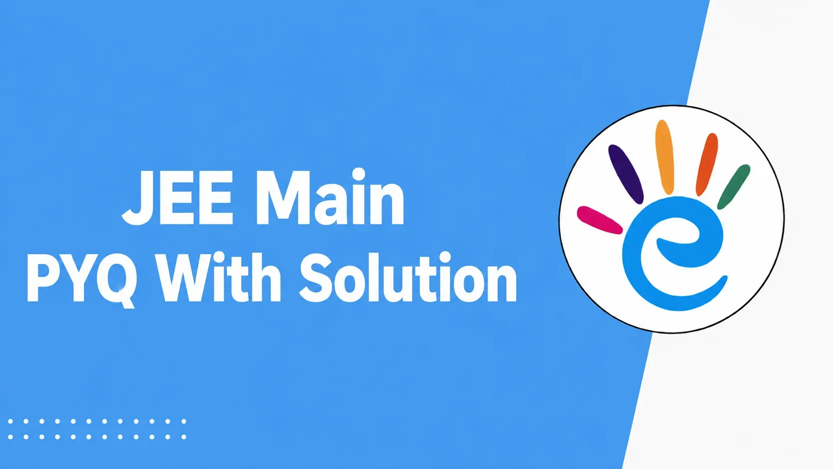 Center of Mass JEE Main Questions & Solutions | eSaral