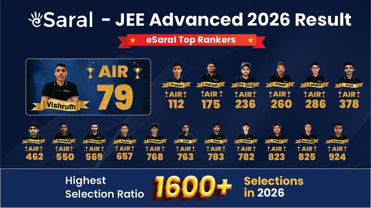 esaral jee advanced result