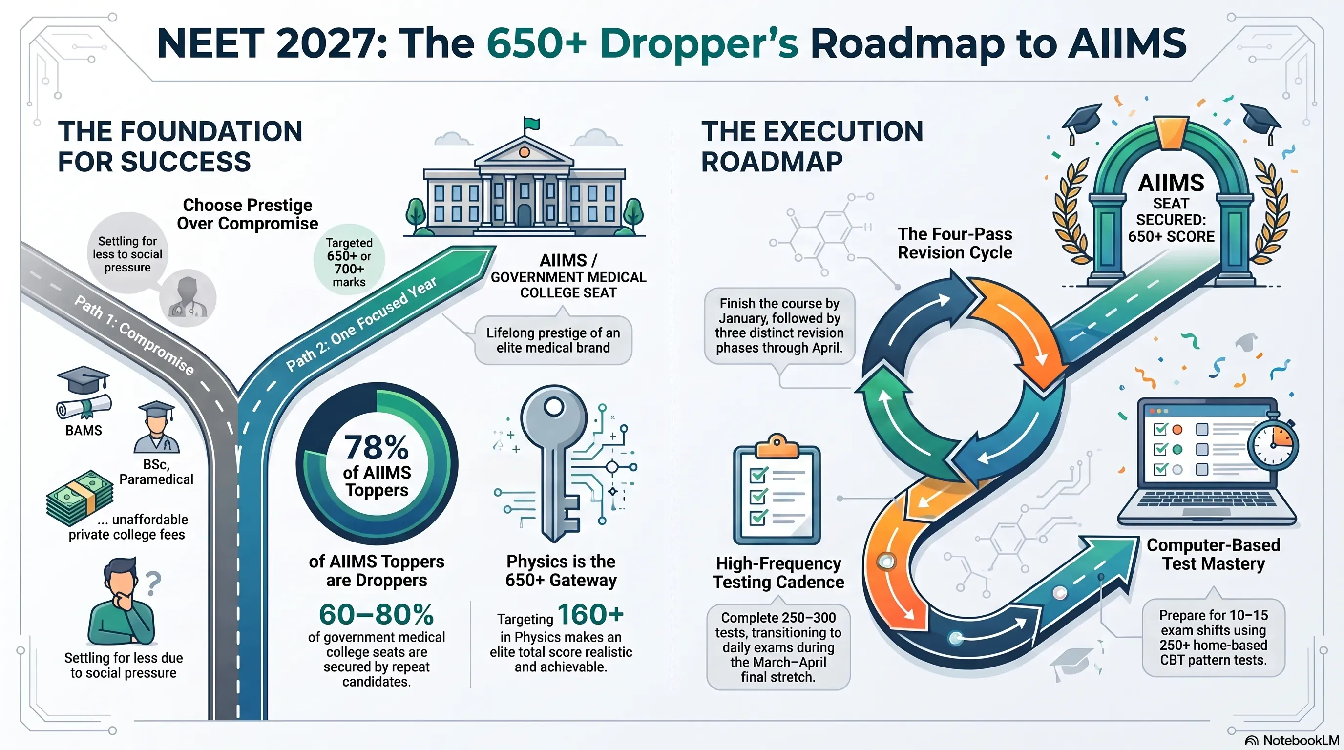 NEET 2027 Dropper Strategy: 650+ Roadmap by N.K. Gupta