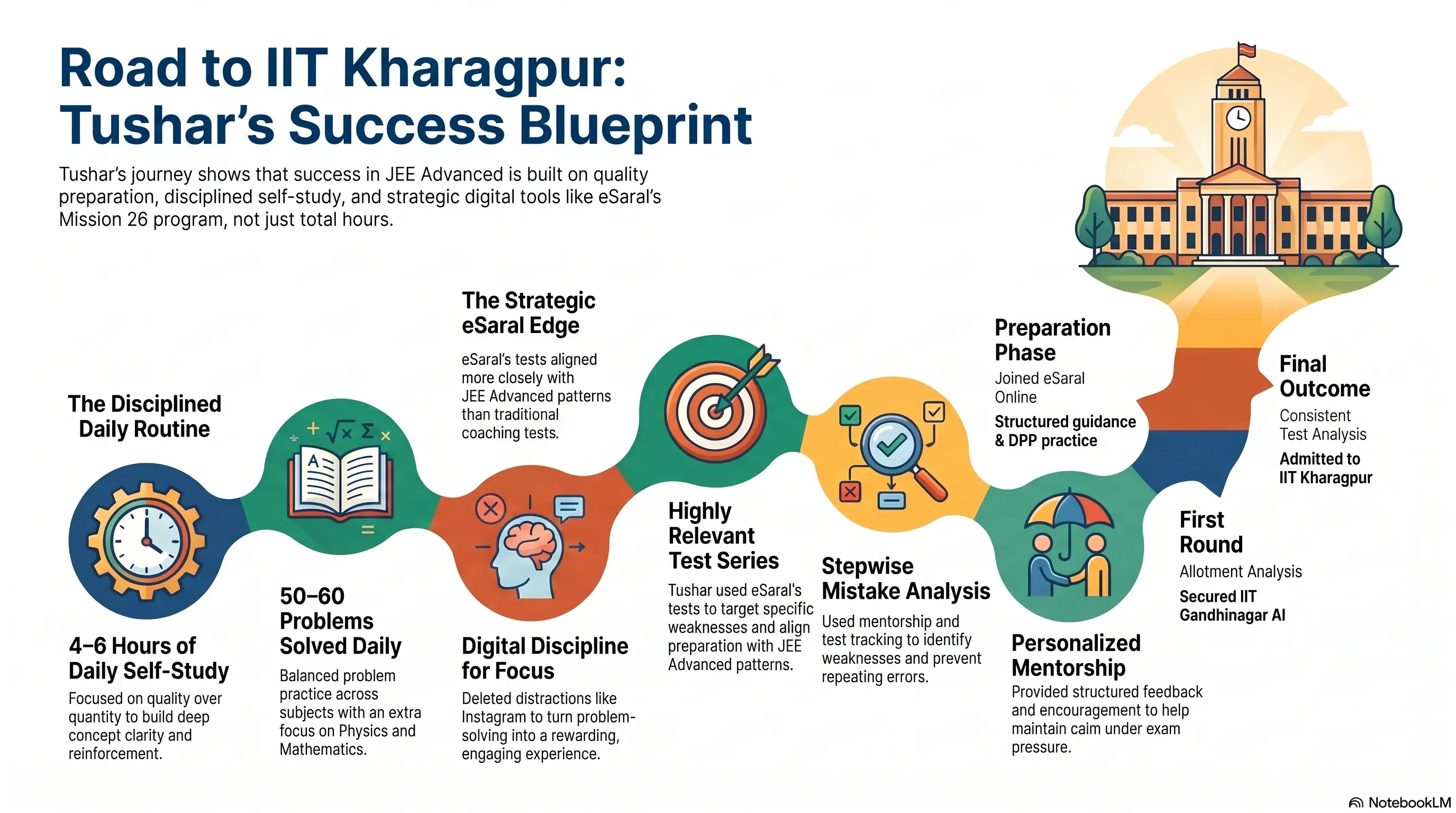 IIT Kharagpur Success Story: How Tushar Achieved JEE Advanced 2026 with eSaral
