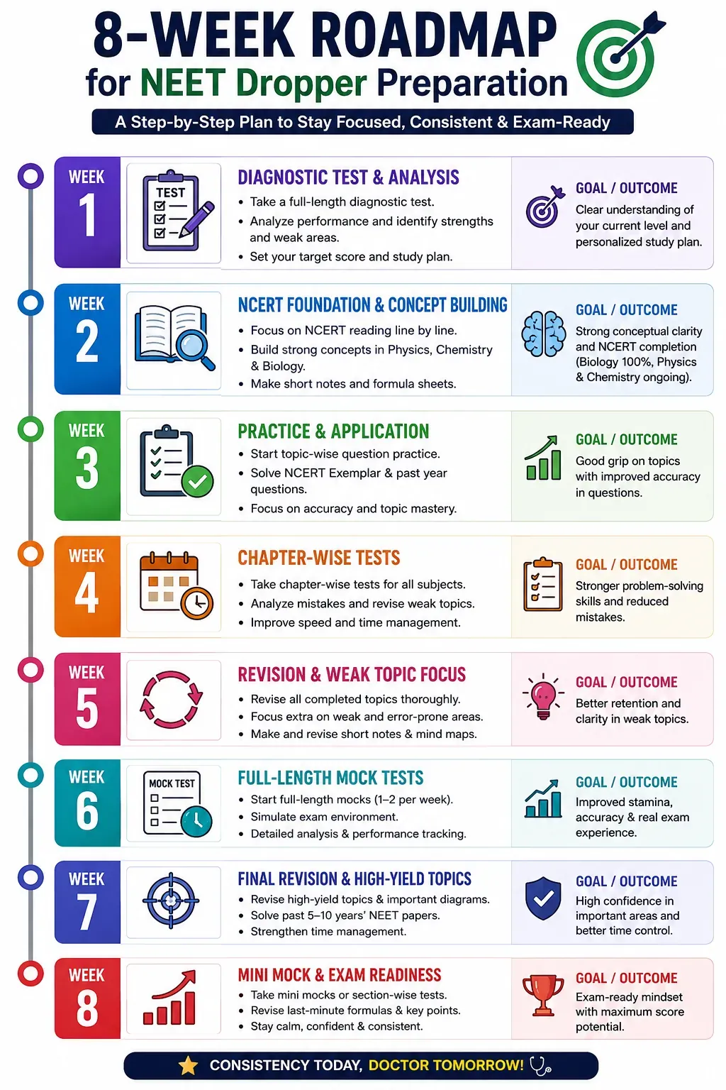 Roadmap for neet droppers
