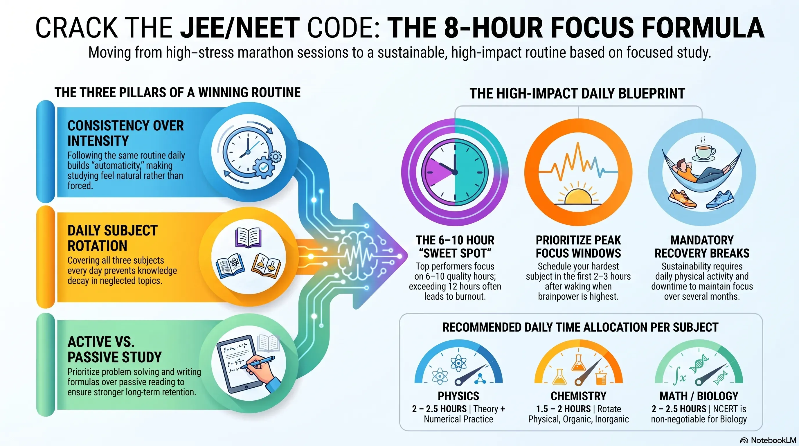 What is the ideal study schedule for JEE and NEET? Get a realistic,