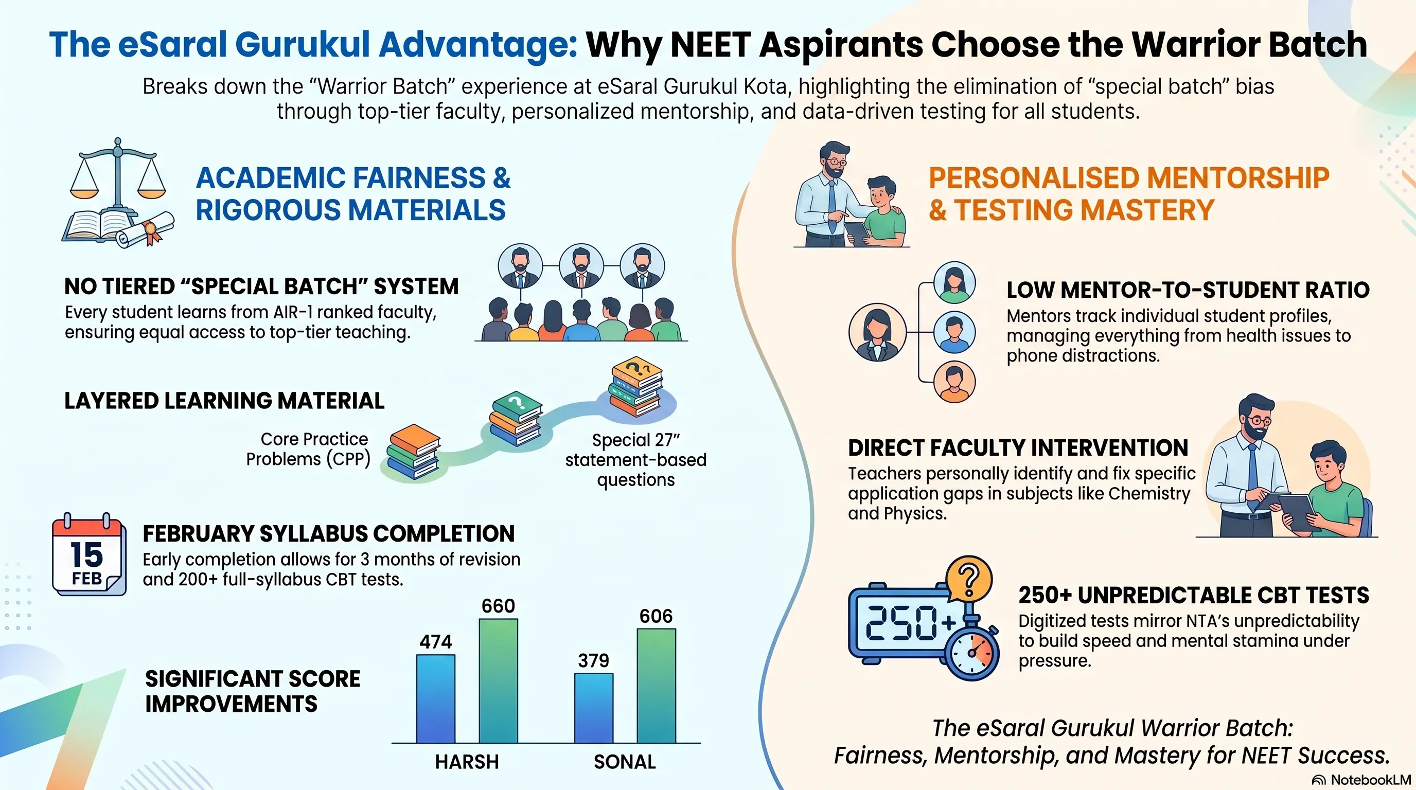 eSaral Gurukul Kota NEET Review: Warrior Batch Guide