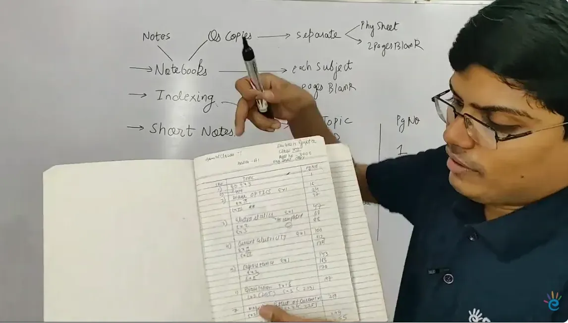 How to make jee notes like topper