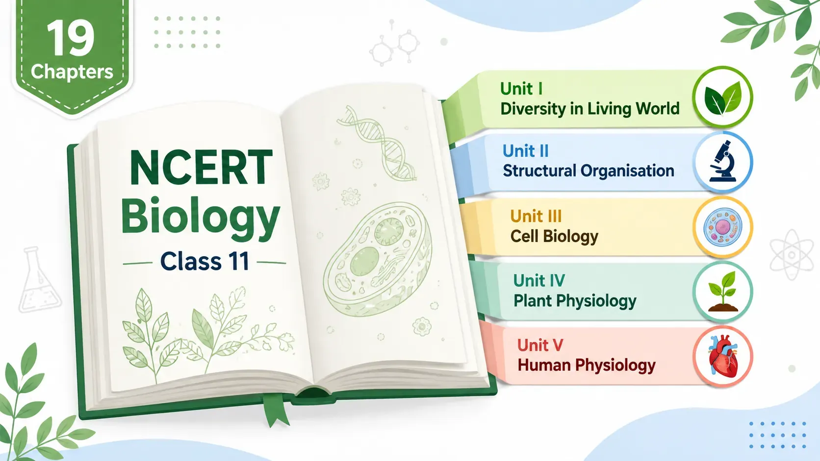 NCERT Biology Class 11 PDF book cover
